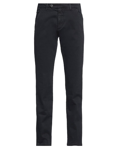 ROŸ ROGER'S Casual pants Navy 97% Cotton, 3% Elastane