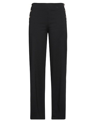 MARIUCCIA Casual trouser Black 68% Rayon, 27% Nylon, 5% Elastane