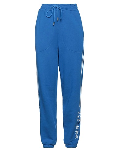 ERMANNO FIRENZE Casual trouser Blue 100% Cotton