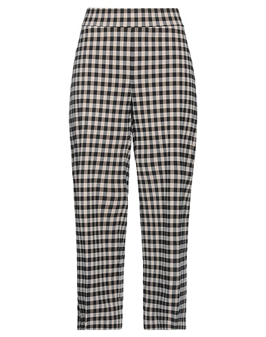 AVENUE MONTAIGNE Casual trouser Beige 75% Viscose, 21% Polyester, 4% Elastane