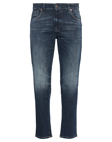 JACK & JONES Denim trousers Blue 99% Organic cotton, 1% Elastane