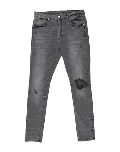 FLÂNEUR Denim trousers Lead 98% Cotton, 2% Elastane