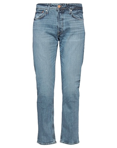 JACK & JONES Denim trousers Blue 41% Cotton, 38% Lyocell, 20% Organic cotton, 1% Elastane