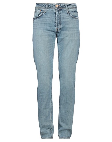JACK & JONES Denim trousers Blue 41% Cotton, 38% Lyocell, 20% Organic cotton, 1% Elastane