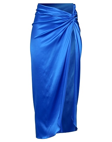 NUÉ Long skirt Bright blue 95% Silk, 5% Elastane