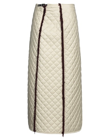 DURAZZI Mini skirt Cream 100% Polyamide, Lambskin, Mohair wool, Cotton