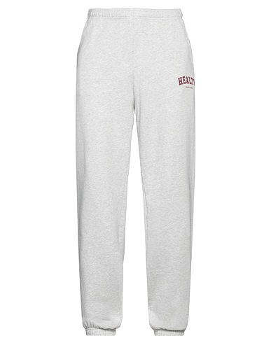 SPORTY & RICH Casual trouser Light grey 97% Cotton, 3% Polyester