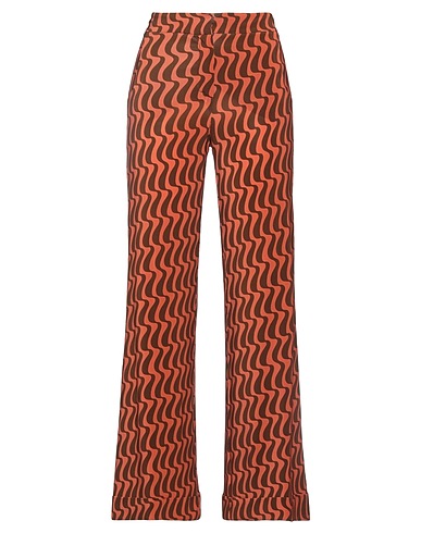 SIYU Casual trouser Brick red 95% Viscose, 5% Elastane