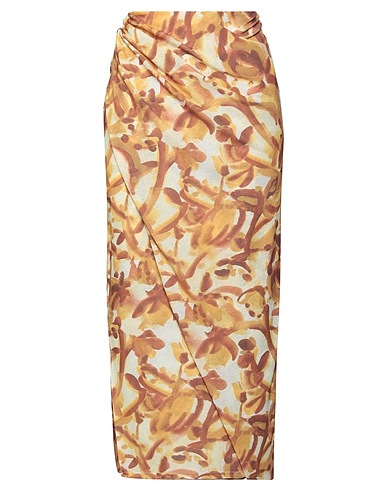 NANUSHKA Long skirt Marigold 100% Recycled polyester