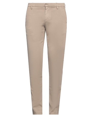 DONDUP Casual pants Khaki 88% Cotton, 10% Polyester, 2% Elastane