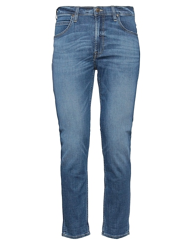 LEE Denim trousers Blue 98% Cotton, 2% Elastane