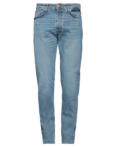 JACK & JONES Denim trousers Blue 99% Cotton, 1% Elastane