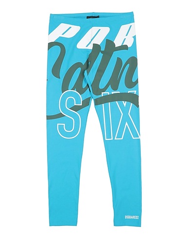 DSQUARED2 Leggings Azzurro 90% Cotone, 10% Elastan