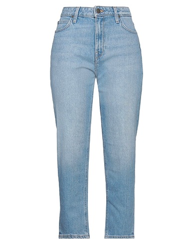 LEE Denim trousers Blue 99% Cotton, 1% Elastane