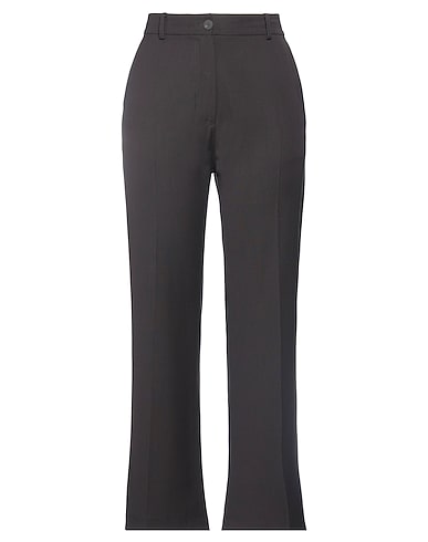 STUDIO NICHOLSON Casual trouser Dark brown 54% Viscose, 46% Virgin Wool