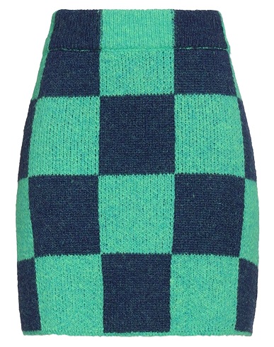 STINE GOYA Mini skirt Light green 45% Acrylic, 35% Polyamide, 20% Alpaca wool