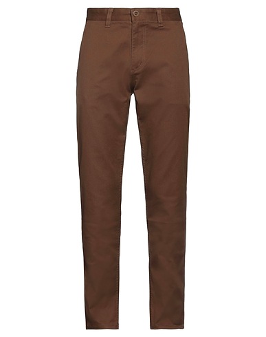 BRIXTON Chinos Marrone 60% Cotone, 38% Poliestere riciclato, 2% Elastan
