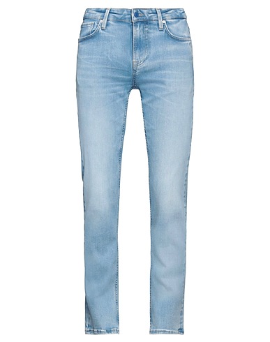 GUESS Denim trousers Blue 84% Cotton, 15% Polyester, 1% Elastane