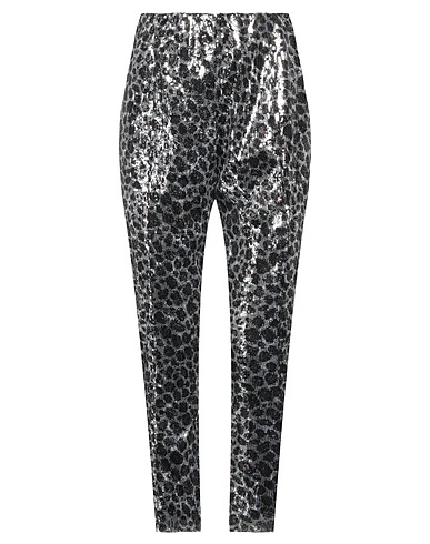 LANEUS Casual pants Silver 100% Polyester