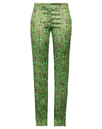 SIYU Casual trouser Green 40% Wool, 19% Lurex®, 16% Silk, 13% Nylon, 12% Cotton
