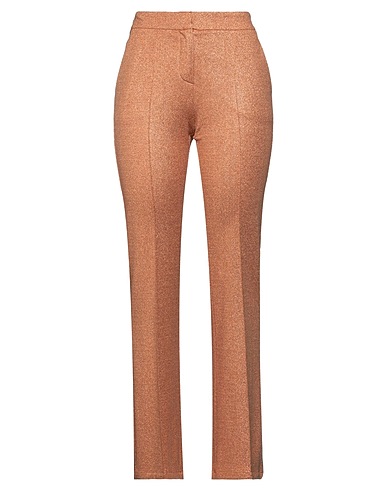 SIYU Casual trouser Bronze 75% Viscose, 13% Polyamide, 12% Polyester