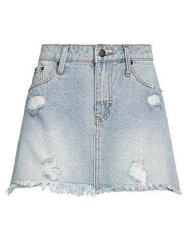 THE PEOPLE VS. Denim skirt Blue 100% Cotton