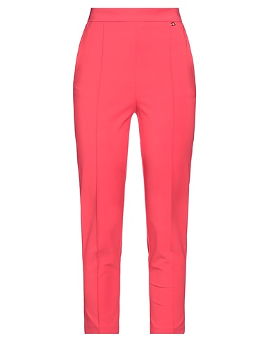 ELISABETTA FRANCHI Casual trouser Coral 84% Polyamide, 16% Elastane