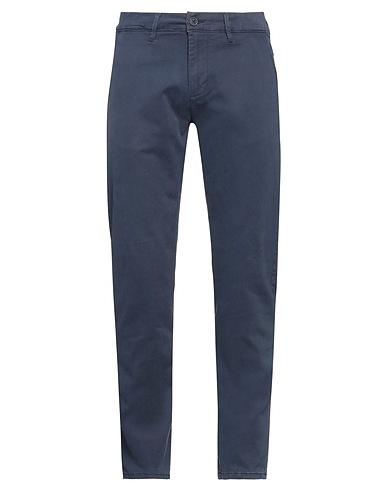 HAMAKI-HO Casual trouser Navy blue 98% Cotton, 2% Elastane