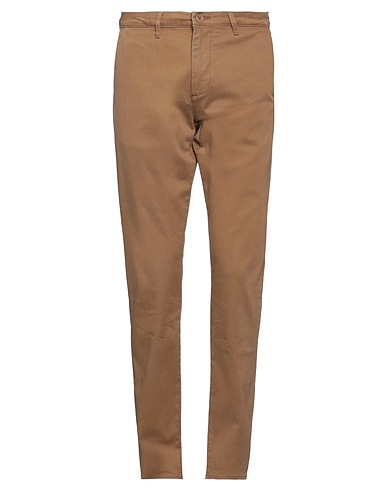 HAMAKI-HO Casual trouser Khaki 98% Cotton, 2% Elastane