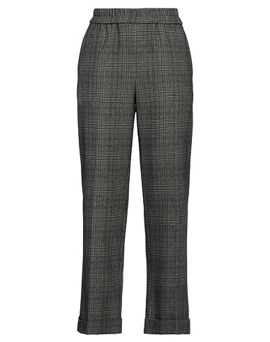 MOMONÍ Pantalone Verde salvia 48% Cotone, 39% Lana Vergine, 13% Poliammide