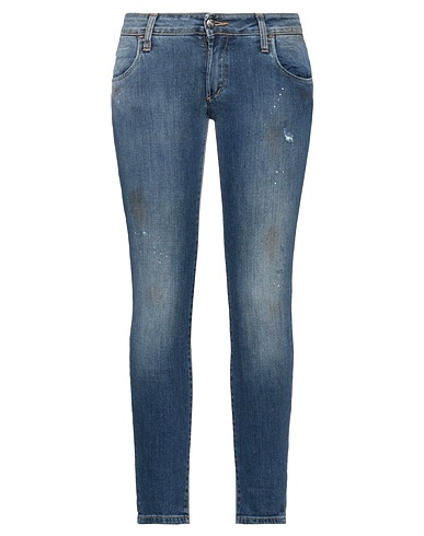 SHAFT Denim pants Blue 98% Cotton, 2% Elastane