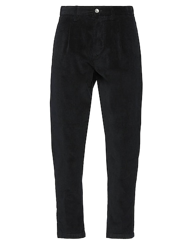 SSEINSE Casual trouser Black 98% Cotton, 2% Elastane