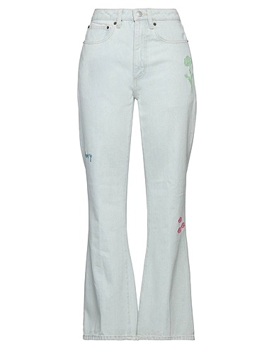 OBEY Bootcut Jeans Blue 100% Cotton