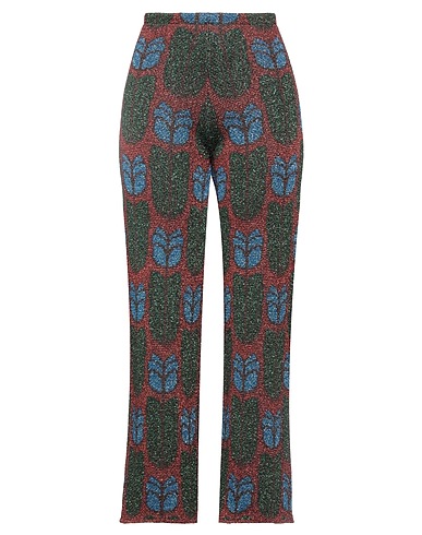 SIYU Pantalone Rosso 66% Viscosa, 34% Metallo