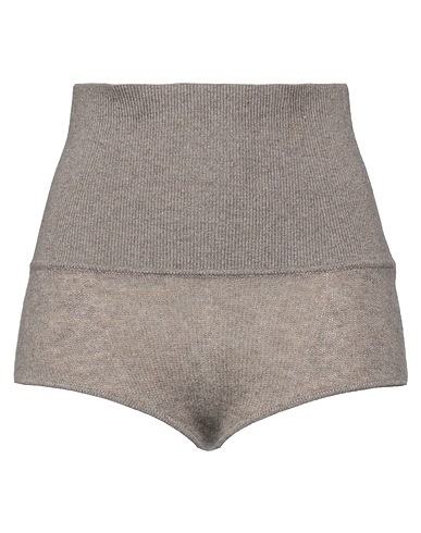 KHAITE Shorts & Bermuda Taupe 88% Cashmere, 12% Elastane