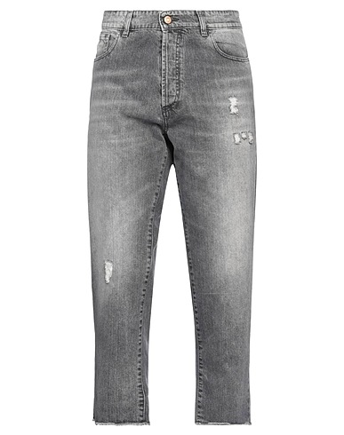 OFFICINA 36 Denim pants Black 100% Cotton