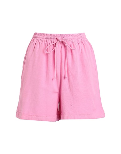 VILA Shorts & Bermuda Rosa 50% Viscosa, 40% Cotone, 10% Lino