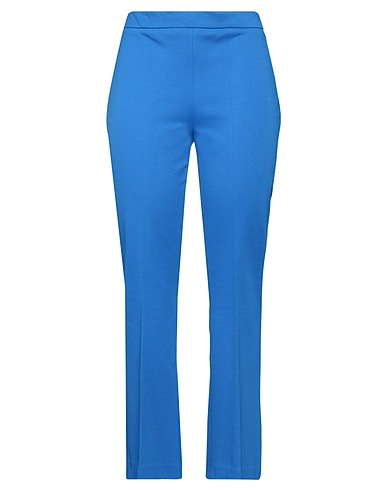 TOY G. Casual pants Bright blue 70% Viscose, 27% Polyamide, 3% Elastane