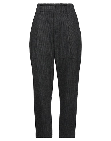 BRUNELLO CUCINELLI Casual trouser Charcoal 88% Virgin Wool, 12% Polyamide