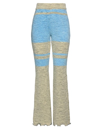 ANDERSSON BELL Casual trouser Light blue 40% Wool, 22% Acrylic, 20% Alpaca wool, 18% Nylon