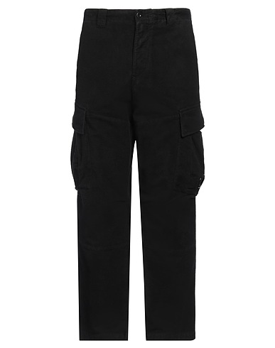 C.P. COMPANY Casual pants Black 98% Cotton, 2% Elastane