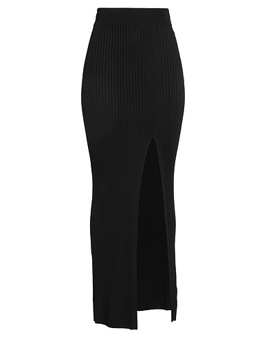 GUESS Μακριά φούστα Μαύρο 65% Βισκόζη, 35% Πολυαμίδη