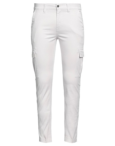 GUESS Casual pants Light grey 98% Cotton, 2% Elastane