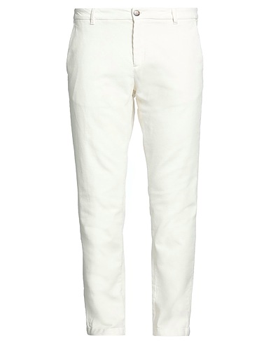 CRUNA Chinos Bianco 98% Cotone, 2% Elastan
