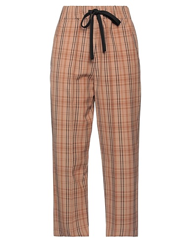 ALYSI Pantalone Cammello 53% Poliestere, 44% Lana Vergine, 3% Elastan