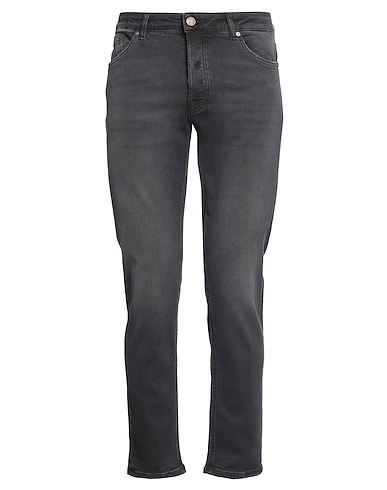 MICHAEL COAL Denim trousers Black 78% Cotton, 20% Recycled cotton, 2% Elastane
