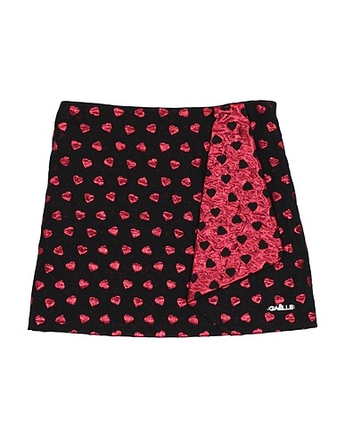 GAëLLE Paris Skirt Black 41% Polyester, 40% Cotton, 19% Other Fibres