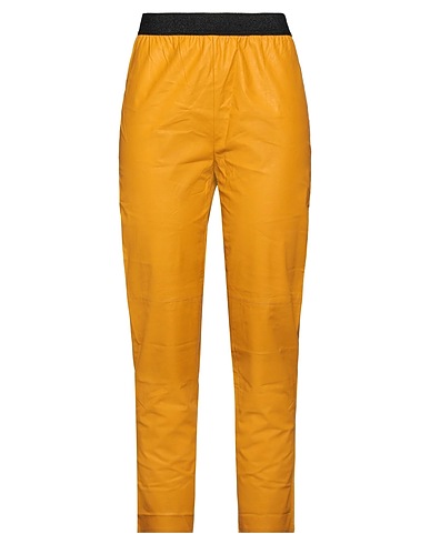 FRASE FRANCESCA SEVERI Pantalone Giallo ocra 100% Poliuretano