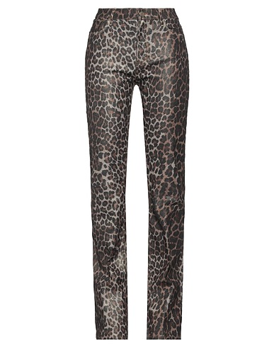 GUESS Casual trouser Brown 97% Cotton, 3% Elastane