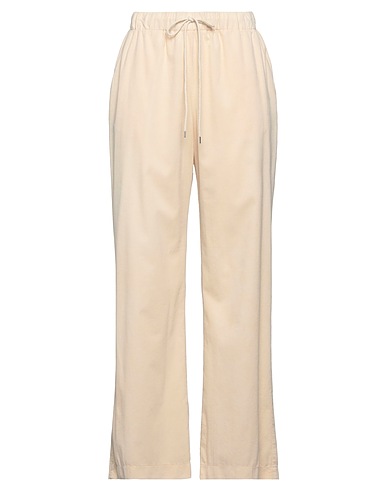 19.70 NINETEEN SEVENTY Casual pants Cream 100% Cotton